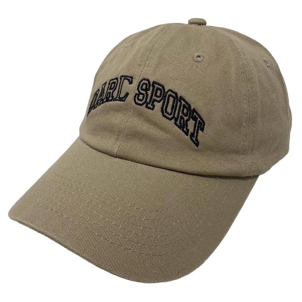 Darc Sport Men's Embroidered Arch Logo Strapback Hat Cap - Khaki